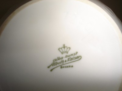 Vintage  Alba Kunst Alboth & Kaiser Bavaria Signed 1270/22R Vase Excellent Cond.