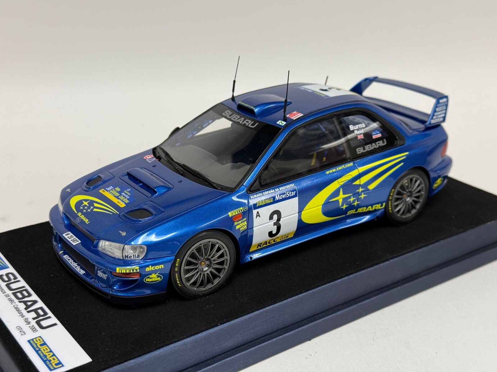 AUOTart製1/18 2003年スバルインプレッサWRC/ペターソルベルグ AUOTart製1/18 2003年スバルインプレッサWRC／ペターソルベルグ