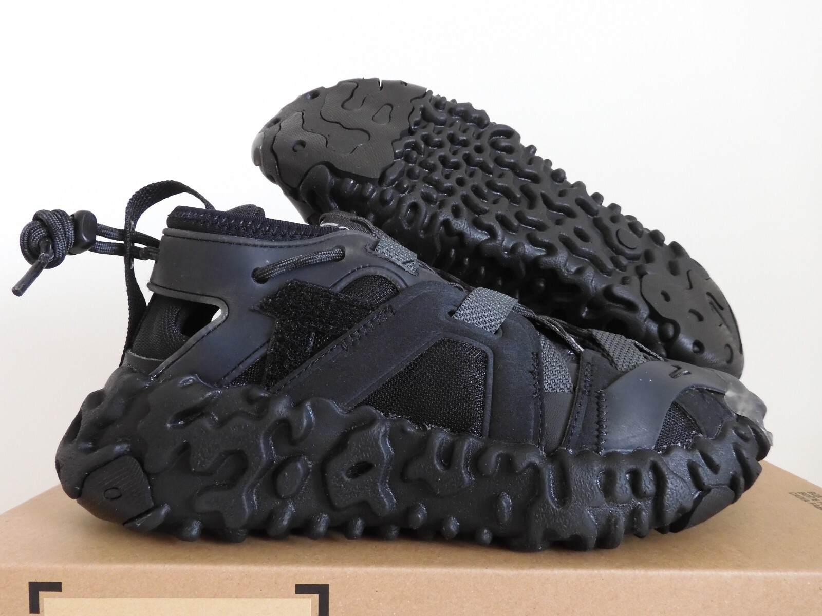 Nike Overreact Sandal Ispa Black-Black-Thunder Grey Mens Sz Nike Overreact Sandal Ispa Black-Black-Thunder Grey Mens Sz
