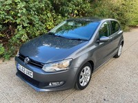 2013 Volkswagen Polo 1.2 Match 5dr Grey 76k Miles Years MOT Warranty HATCHBACK P