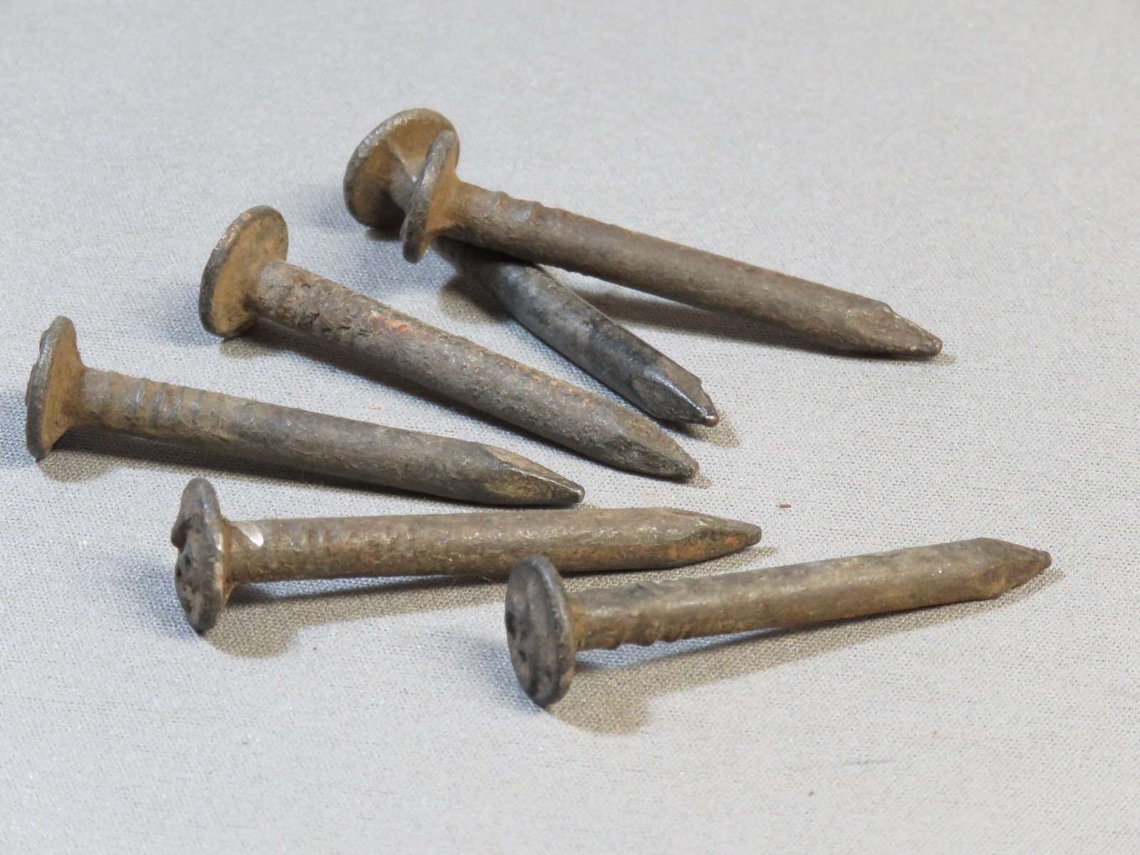 1931 RAILROAD STEEL DATED # 31 ANTIQUE DATE SPIKE NAIL train tie marker Lot 31aa