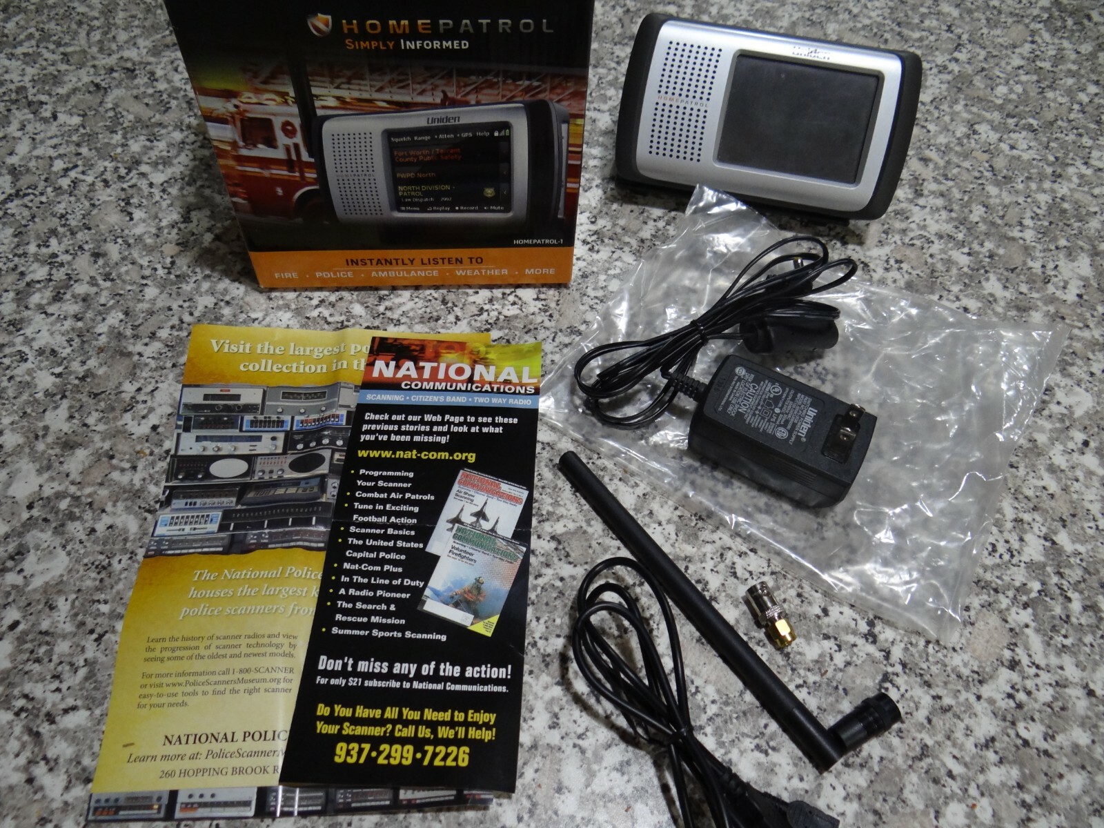 Uniden Home Patrol 1 Touch Screen Police/Fire/EMS/Weather Digital