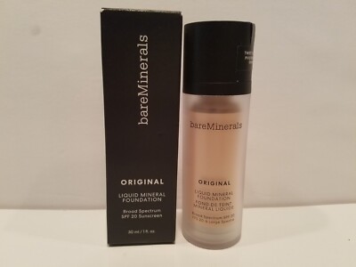 Bare Minerals ~ Original Liquid Mineral Foundation ~ FAIR 01 ~ SPF 20 ~ NIB 