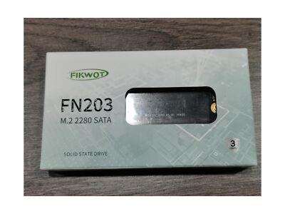FN203 M.2 SATA SSD - SLC Cache 3D NAND TLC SATA III 6Gb/s M.2 2280 NGFF Inter...
