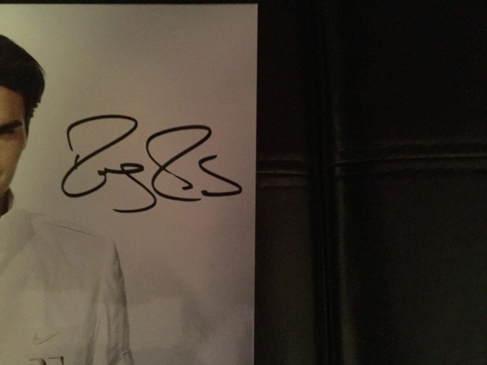 Roger Federer signed 8 x 10 COA Authentic PSA/DNA
