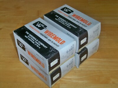 Lot Of 8  -- WireMold Wiring Systems -- G-4001 -- Coupling --  2 Per Box