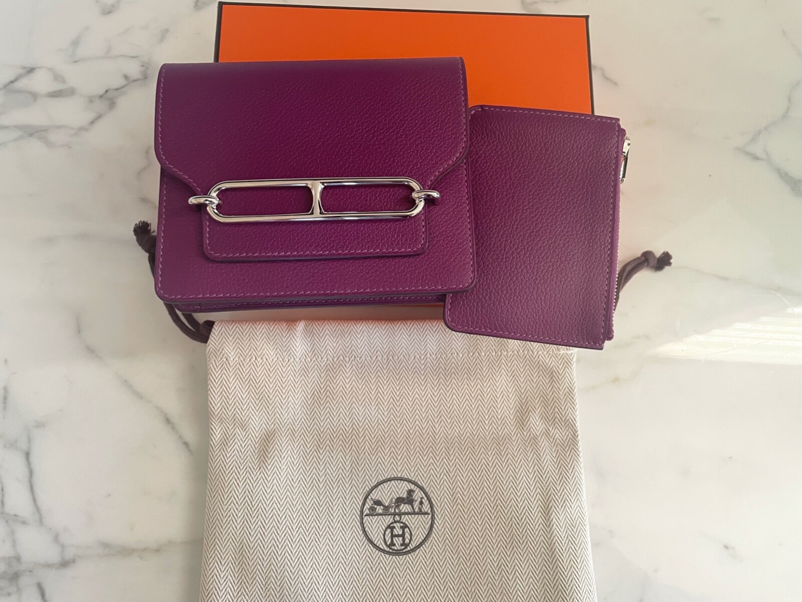 【スタイリッシュ美財布】◆HERMES◆Roulis Slim wallet Constance Slim bicolor wallet | Hermès Hong Kong SAR
