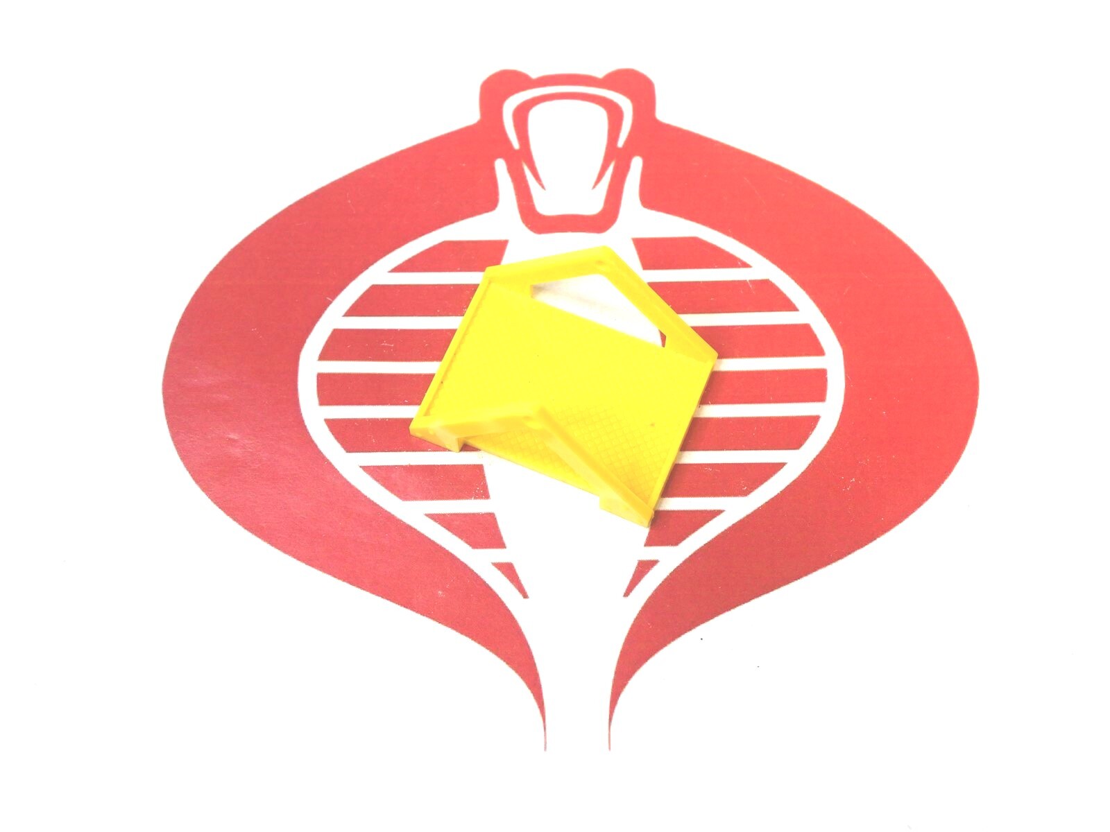 Micro Machines Playset Aircraft Carrier Yellow Lift Part Galoob Accessory 