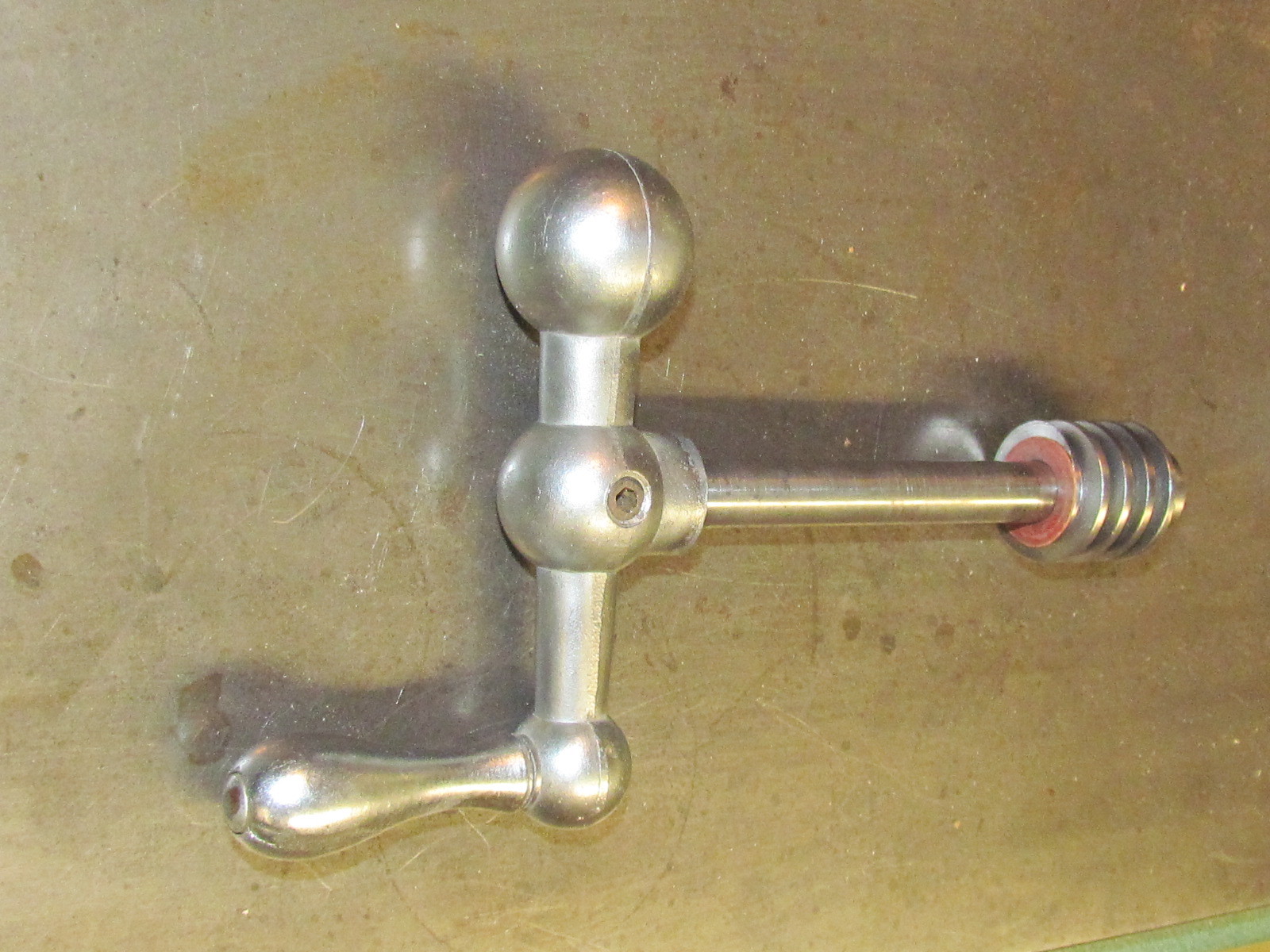 DELTA ROCKWELL TILT TOP  TABLE SAW CRANK HANDLE  AND SHAFT