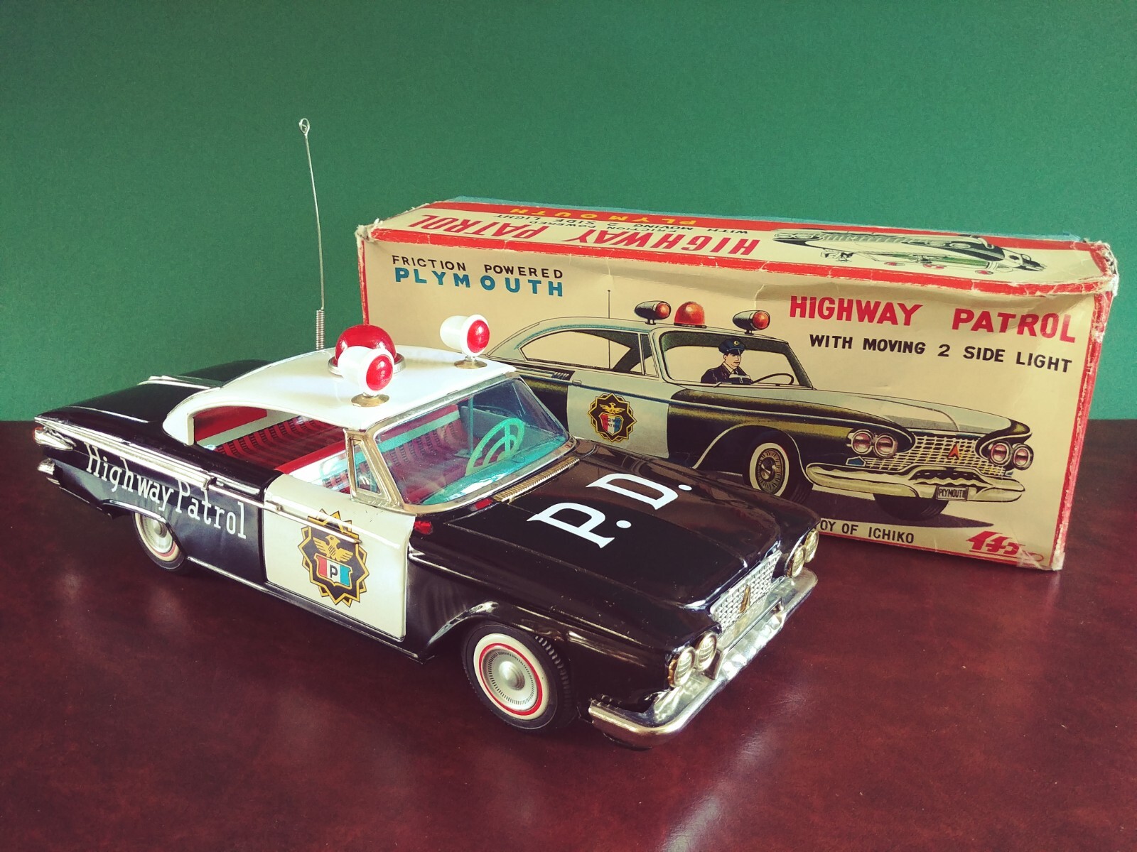 ブリキ パトカー police car レトロ ヴィンテージ tin ミニカー ブリキ パトカー police car レトロ ヴィンテージ tin ミニカー