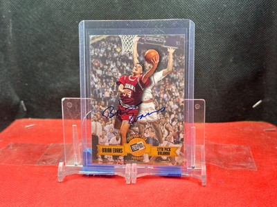 1996 Press Pass Draft Pick Autograph Brian Evans Indiana/Orlando NBA