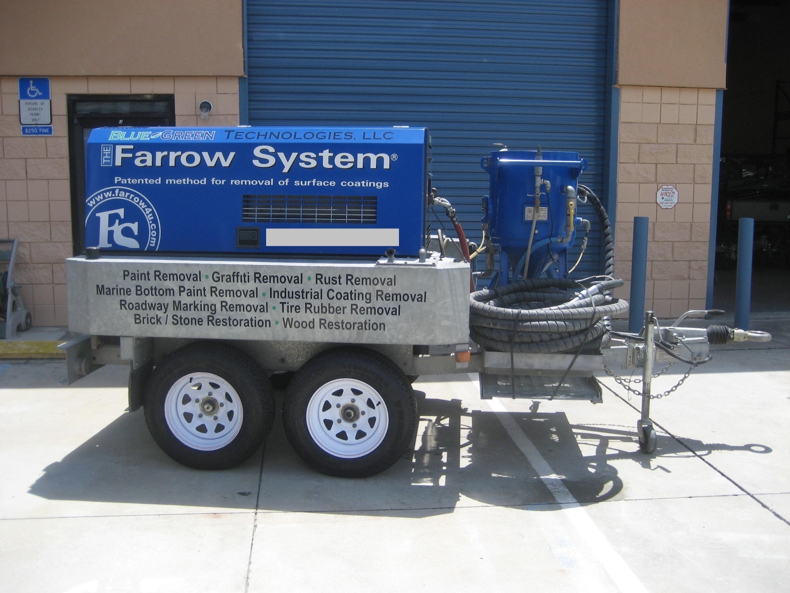 Eco-Friendly Water/Slurry Low Pressure Blasting System - Turnkey Business Opp.
