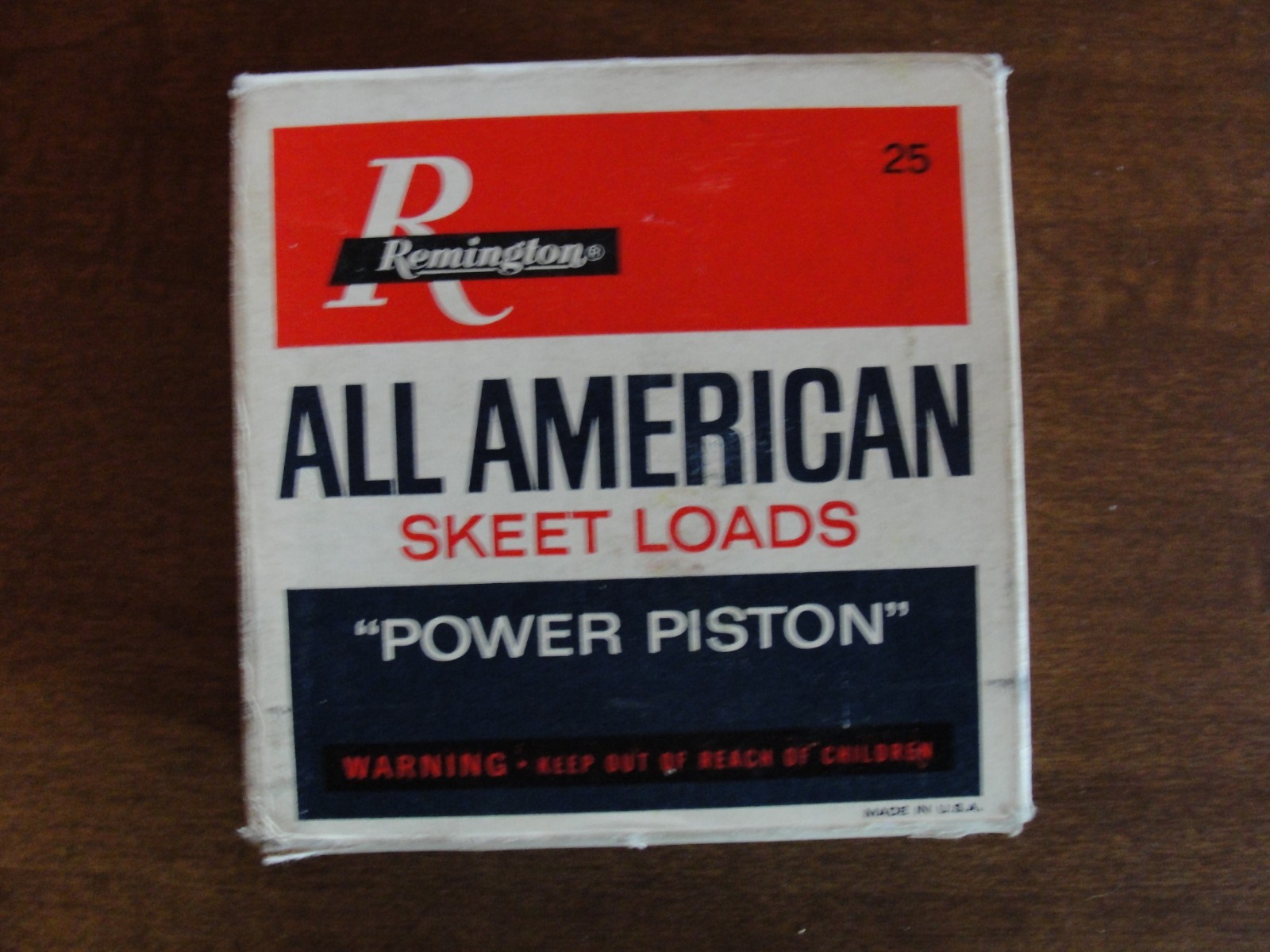 Vintage Remington All American Skeet Loads 12 Ga. Shotshell Empty Box