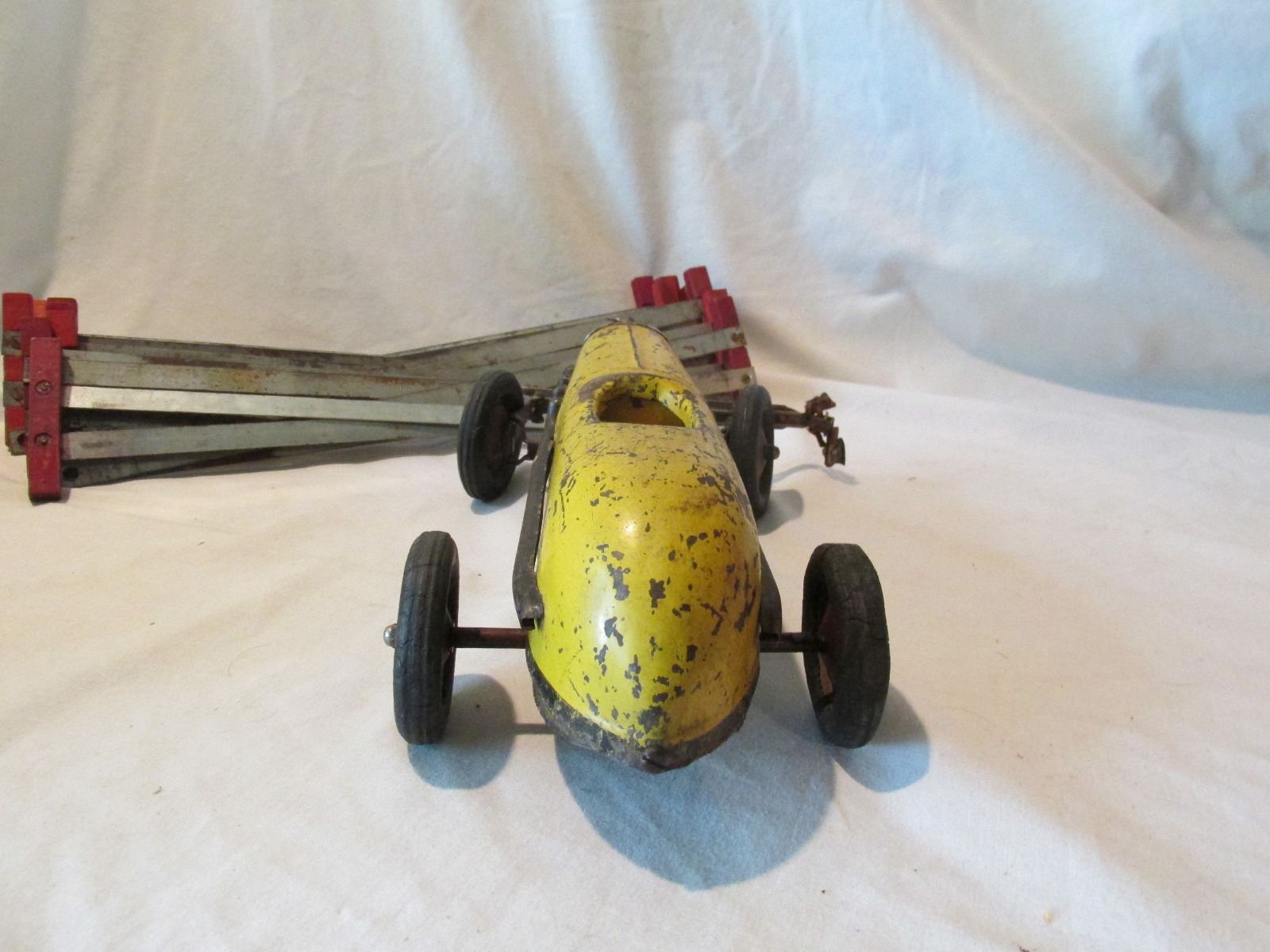 1930s Electricar Kokomo Rare Race Car Slot w Track 12