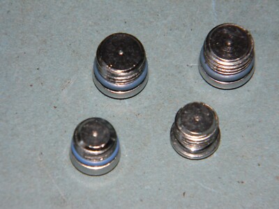 FOUR - 5/16 & 3/8 Vintage Hex  Port Plug  Regulator First Stage Dive Scuba #10
