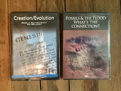 CREATION/EVOLUTION Mark Riddle + Fossils & The Flood Ken Ham NEW Sealed