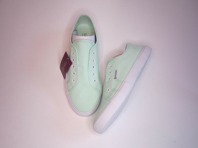 LASCANA Sneaker Slip In bequem zum Reinschlüpfen mint grün Textil Gr. 39   S624