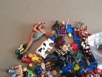 60 Non Lego Minifigures Megablok Heroes some new minifig lot L410