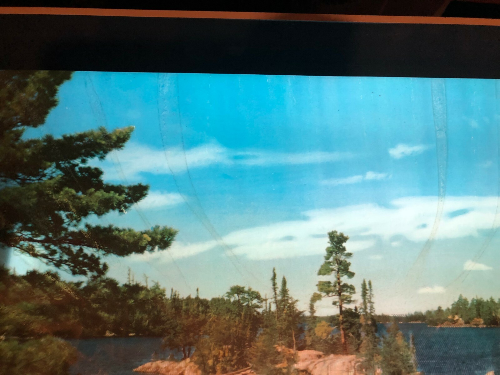 VTG HAMMS BEER SIGN WATER RIPPLER CANOE N LAKE MOTION LIGHT UP Works! BAR PUB