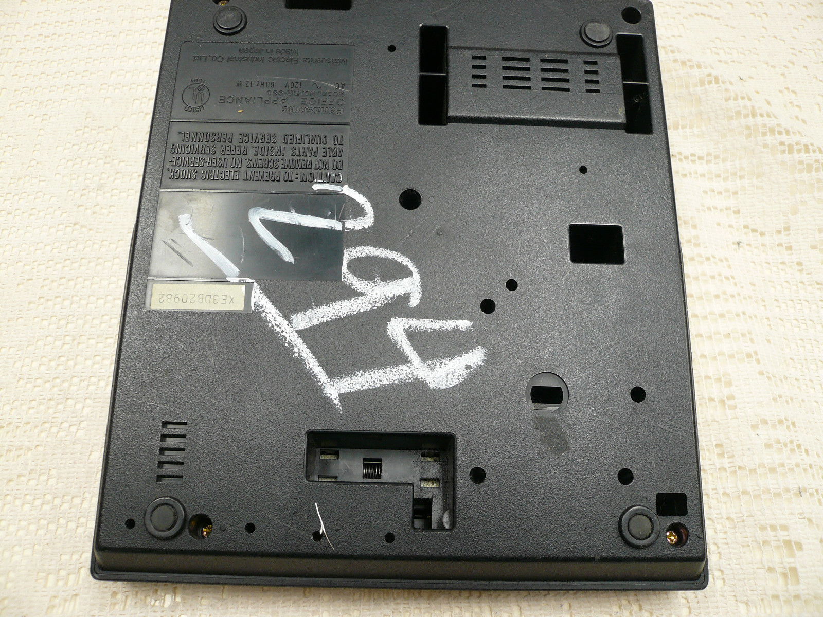 Panasonic RR930 Desktop MicroCassette Transcriber Recorder Machine Unit Only Vtg