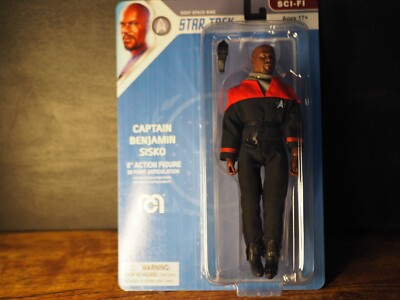 2021 Topps X Mego Star Trek DS9 Captain Benjamin Sisko 8'' Figure Print Run 1793!