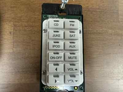 Crestron C2N-DBF12-W-S 12-Button Decorator Keypad White
