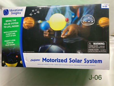 Educational Insights GeoSafari Motorized Solar System. Open box