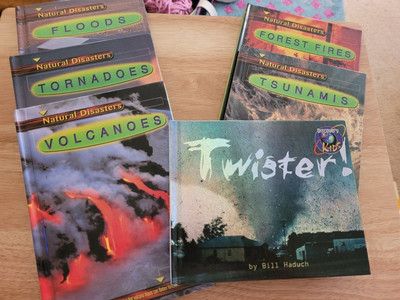 The Natural Disaster Set of 6 Floods, Forest Fires, Tornadoes  etc