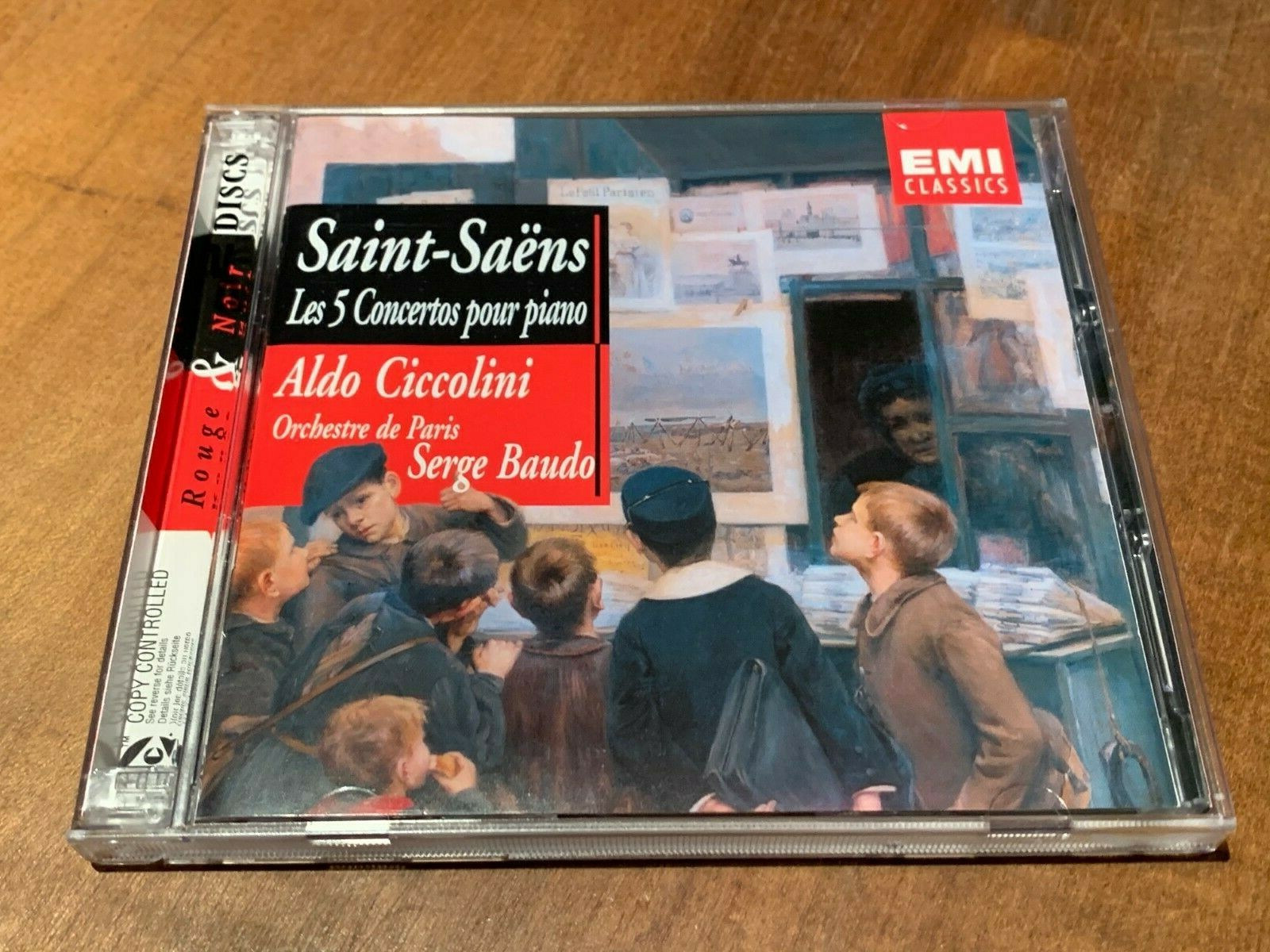 Saint-Saens The 5 Piano Concertos ALDO CICCOLINI BAUDO EMI Saint-Saens The 5 Piano Concertos ALDO CICCOLINI BAUDO EMI