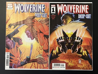WOLVERINE DEEP CUT #1 CVR A + 1:25 SHALVEY VAR NM MARVEL IN-HAND 2024 PROSHIPPER