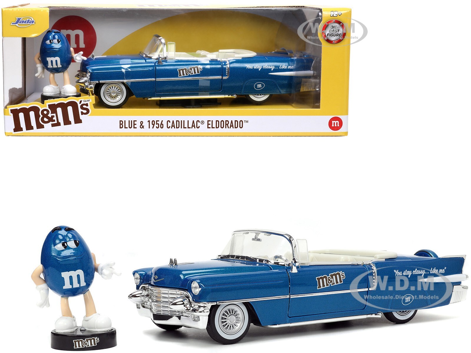送料込み　1:24 M&M'S 1956 CADILLAC ELDORADO Amazon.com: Jada Toys M&M's 1:24 1956 Cadillac El Dorado Die