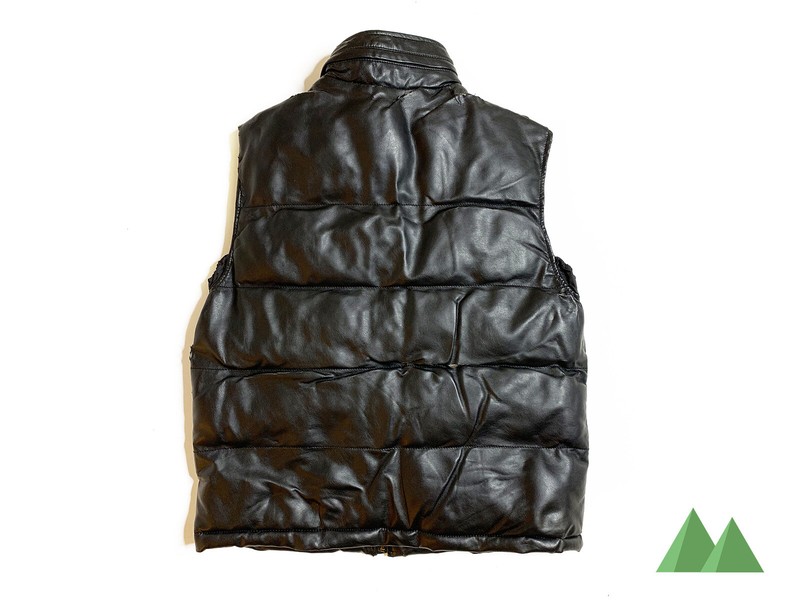 zara leather vest