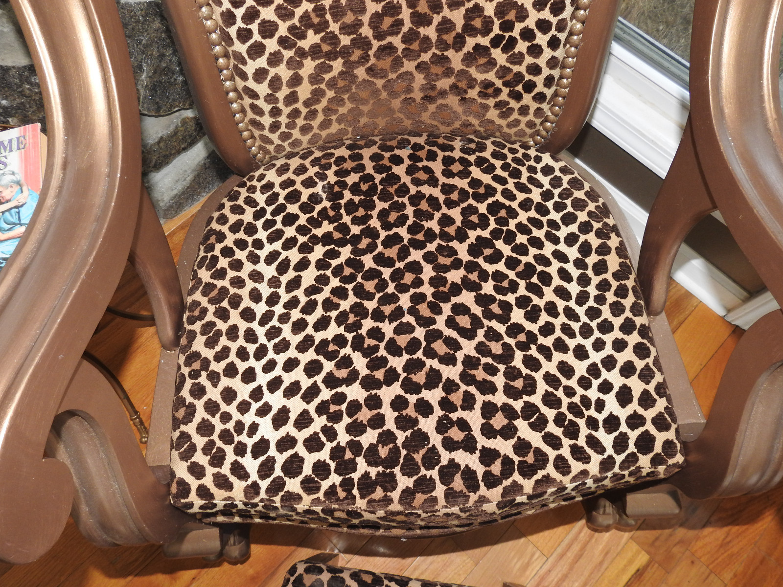 NEW Leopard Cheetah Animal Print Furniture Velour Upholstery Fabric 11 Yards
