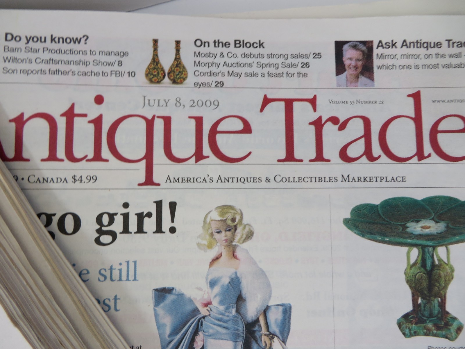 Antique Trader Publication Back Issues 2008-2009 Lot of 34 #9649