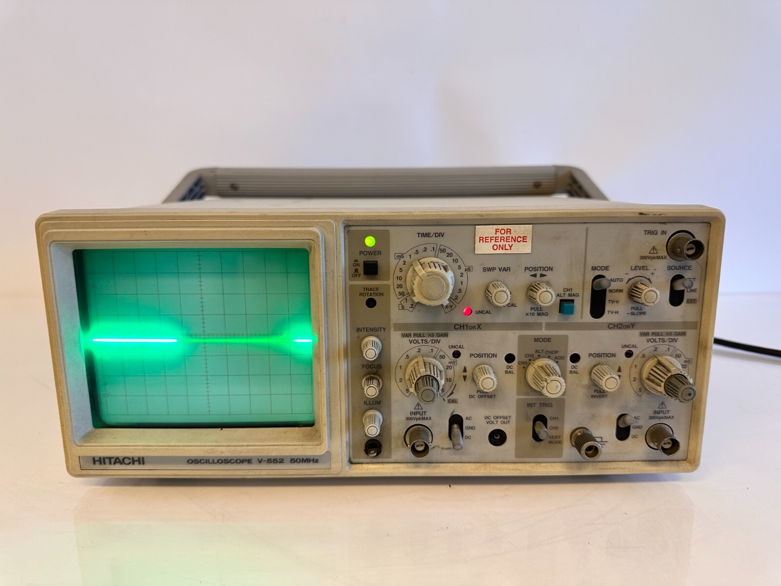 HITACHI 日立 オシロスコープ V-550B 50MHz(E14) HITACHI 日立 オシロスコープ V-550B 50MHz(E14) - メルカリ