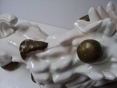 Vintage Dog Statue Kent Art Ware Japanese Art Deco