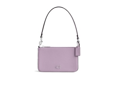Женские сумки COACH Pouch -сумка-футляр из кожи с перекрестной зернистостью