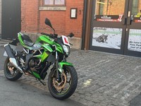 2020 Kawasaki Z125 naked motorcycle in Green - CBT READY