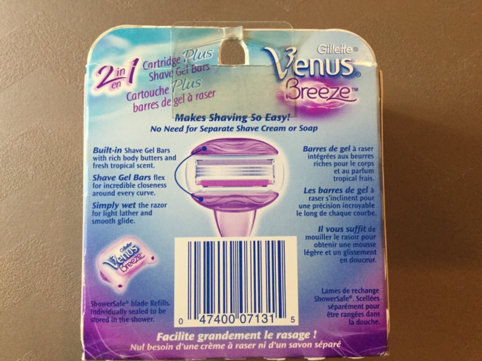 WOW! Gillette Venus Breeze 2 in 1 Smooth-shave Razor 8 Cartridges FAST SHIPPING!