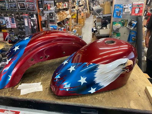 Ironhead Evo Paint Set Gas Tank Front Rear fenders Sportster