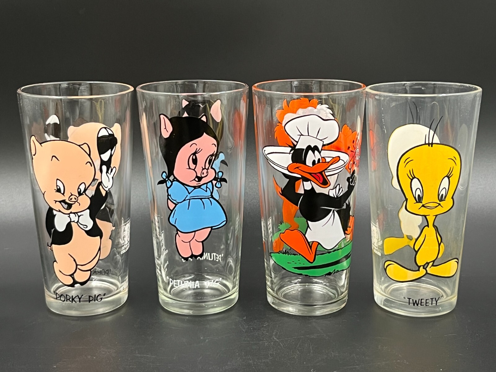 ルーニー・テューンズ PEPSI グラスセット 16個 Pepsi Collectors Series Glasses 1973 and 1976 Looney Toons