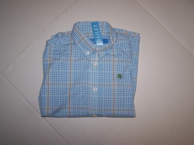 J. Bailey Boutique Boys Roscoe Shirt Epworth Plaid Long Sleeve Size 6 NWT