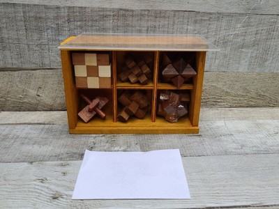Wooden Kong Ming Lock Game Toy Children Adult Kids IQ Brain Teaser Burr Puzzles
