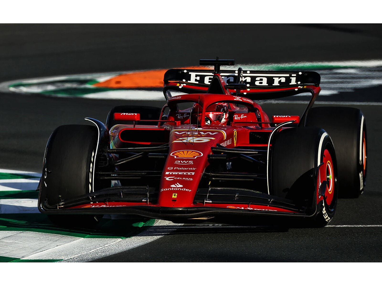FERRARI SF-24 #16 LECLERC 3RD F1 SAUDI ARABIA GP 2024 1/18 FERRARI SF-24 #16 LECLERC 3RD F1 SAUDI ARABIA GP 2024 1/18