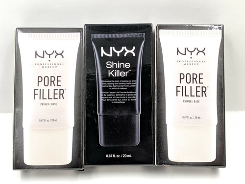 NYX Professional Makeup Pore Filler(2X) & Shine Killer (1X), 0.67 Ounce