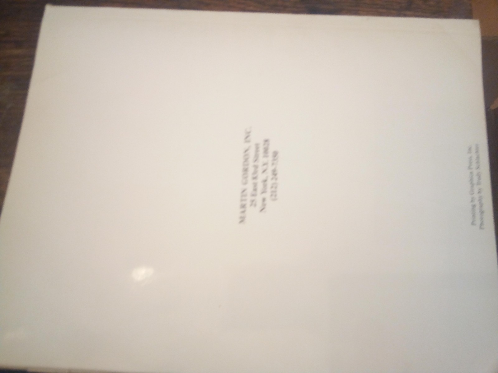 Martin Gordon Inc.Auction #4 Fine 19th and 20th Century Prints Vintage Photos