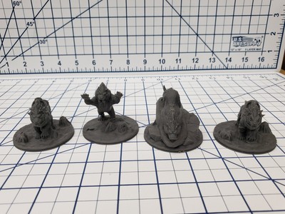 Wilds of Wintertide - Big Cats Minis - DND - Pathfinder - Dungeons & Dragons - R