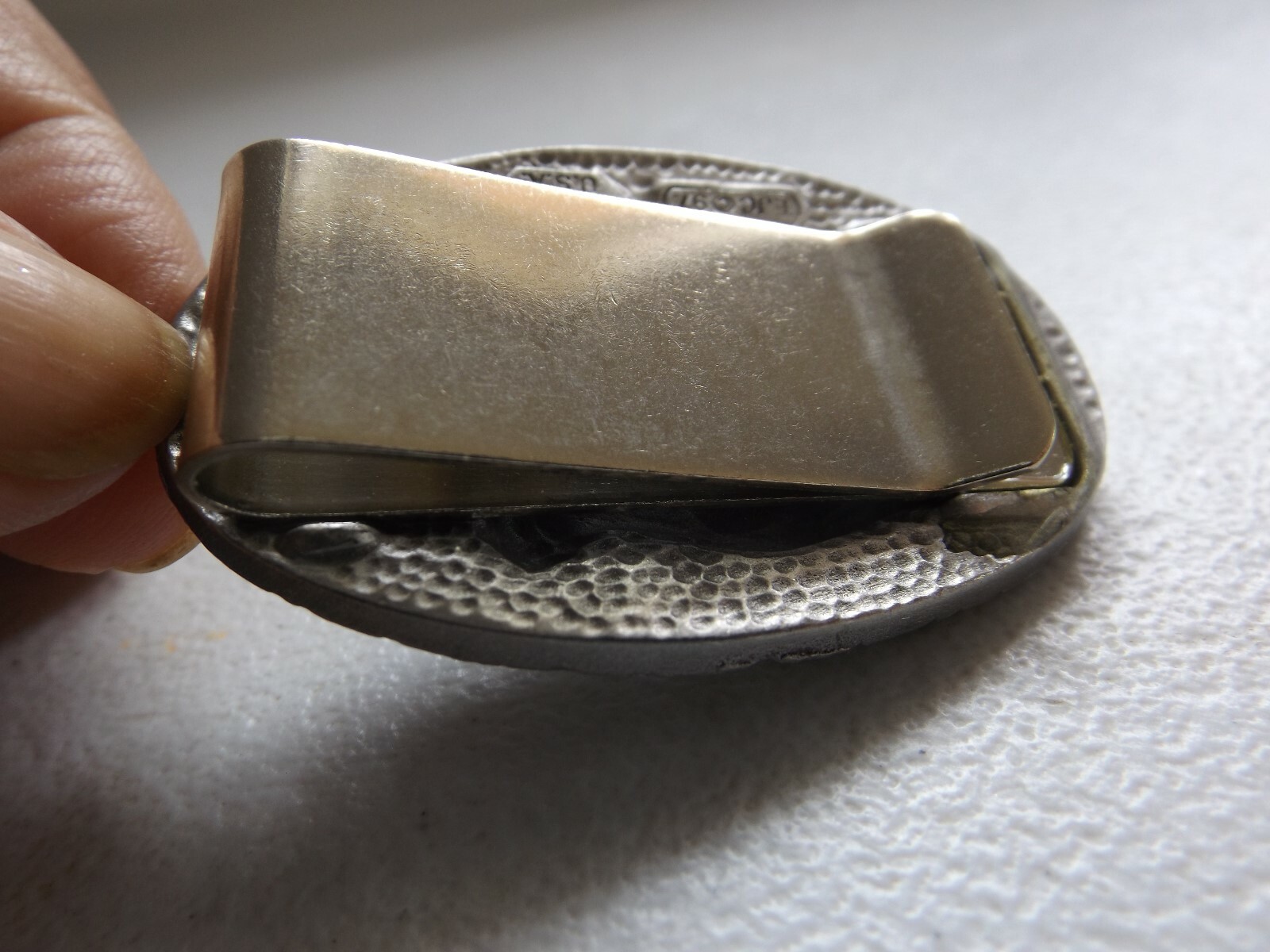 Western Horse Head, Pewter Tone, Money Clip, NEW