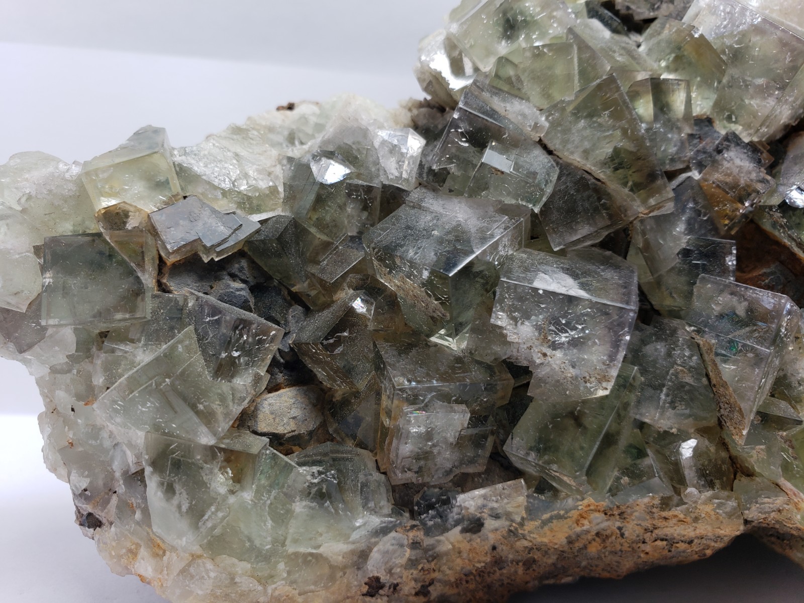 1266g Old Collection Fluorite/Galena Crystal Mineral Specimen England Rodgerly