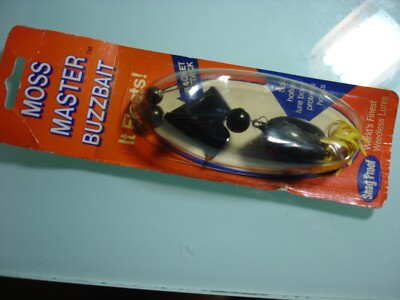 NEW Snag Proof Bass Rat Moss Master Buzzbait Black Soft Weedless Topwater Lure